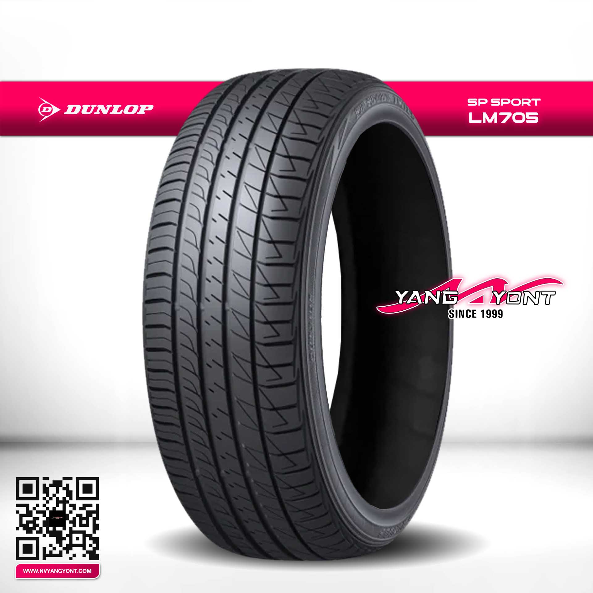 (โปรโมชั่นซื้อ 3แถม1 ฟรี) 185/65R14 SP SPORT LM705