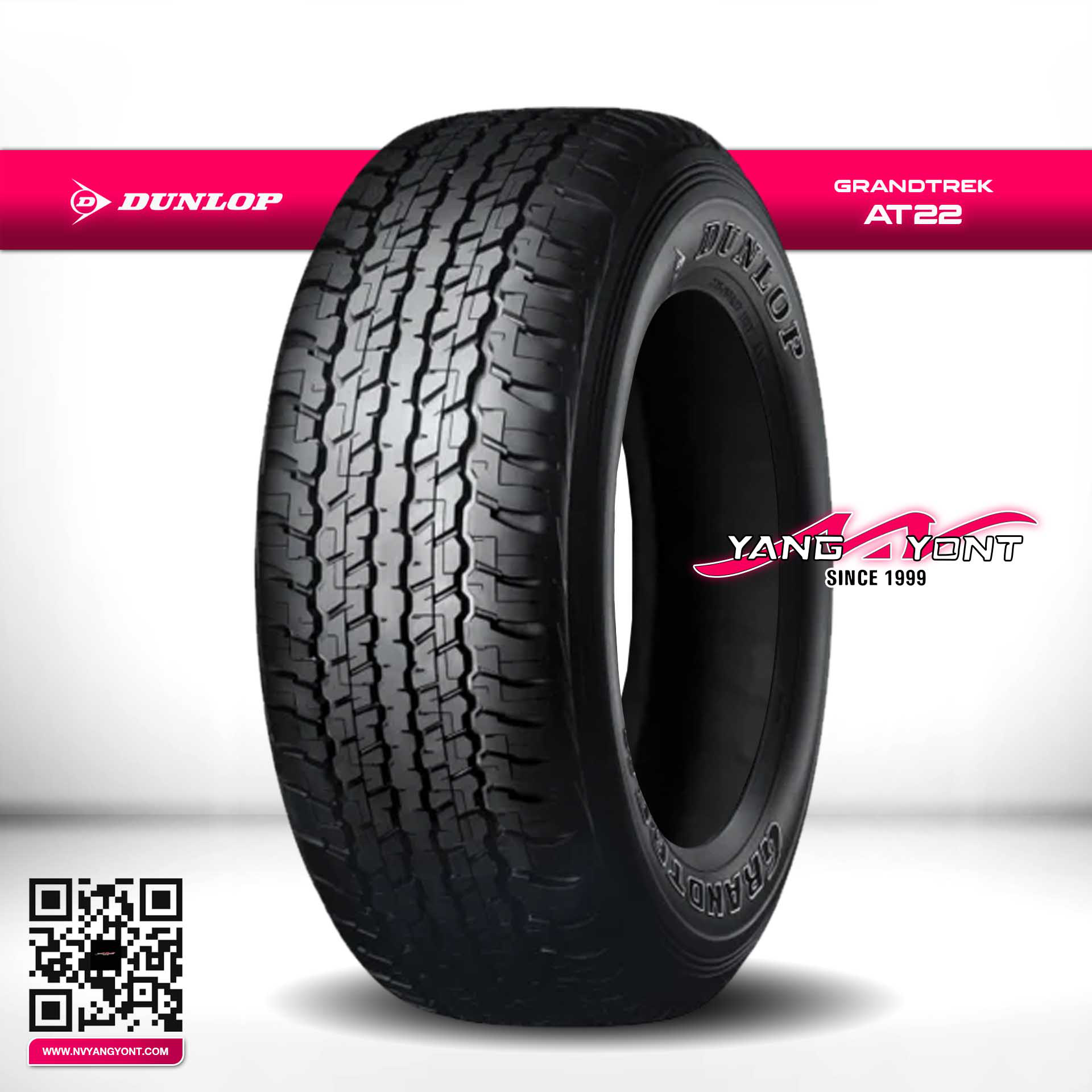 (โปรโมชั่นซื้อ 3แถม1 ฟรี) 265/65R17 GRANDTREK AT22