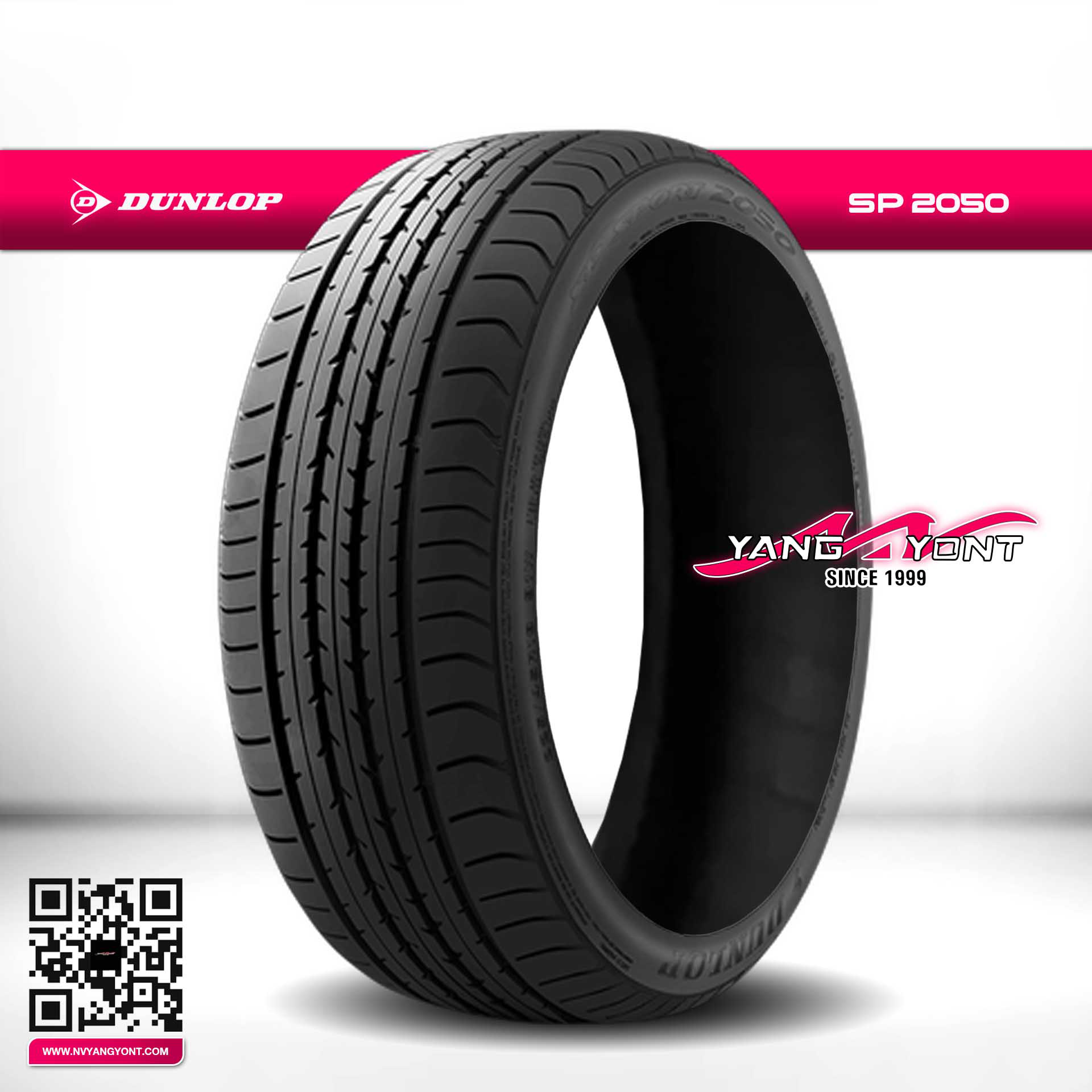 (โปรโมชั่นซื้อ 3แถม1 ฟรี) 195/45R16 SP 2050