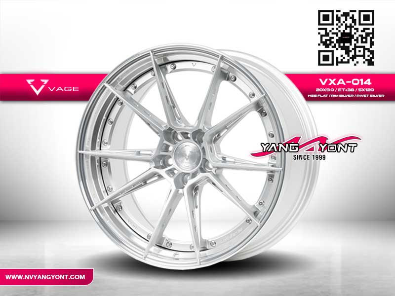 VXA014 | สี DISK:HGS-FLAT/XMPL HGS/RIVET SILVER