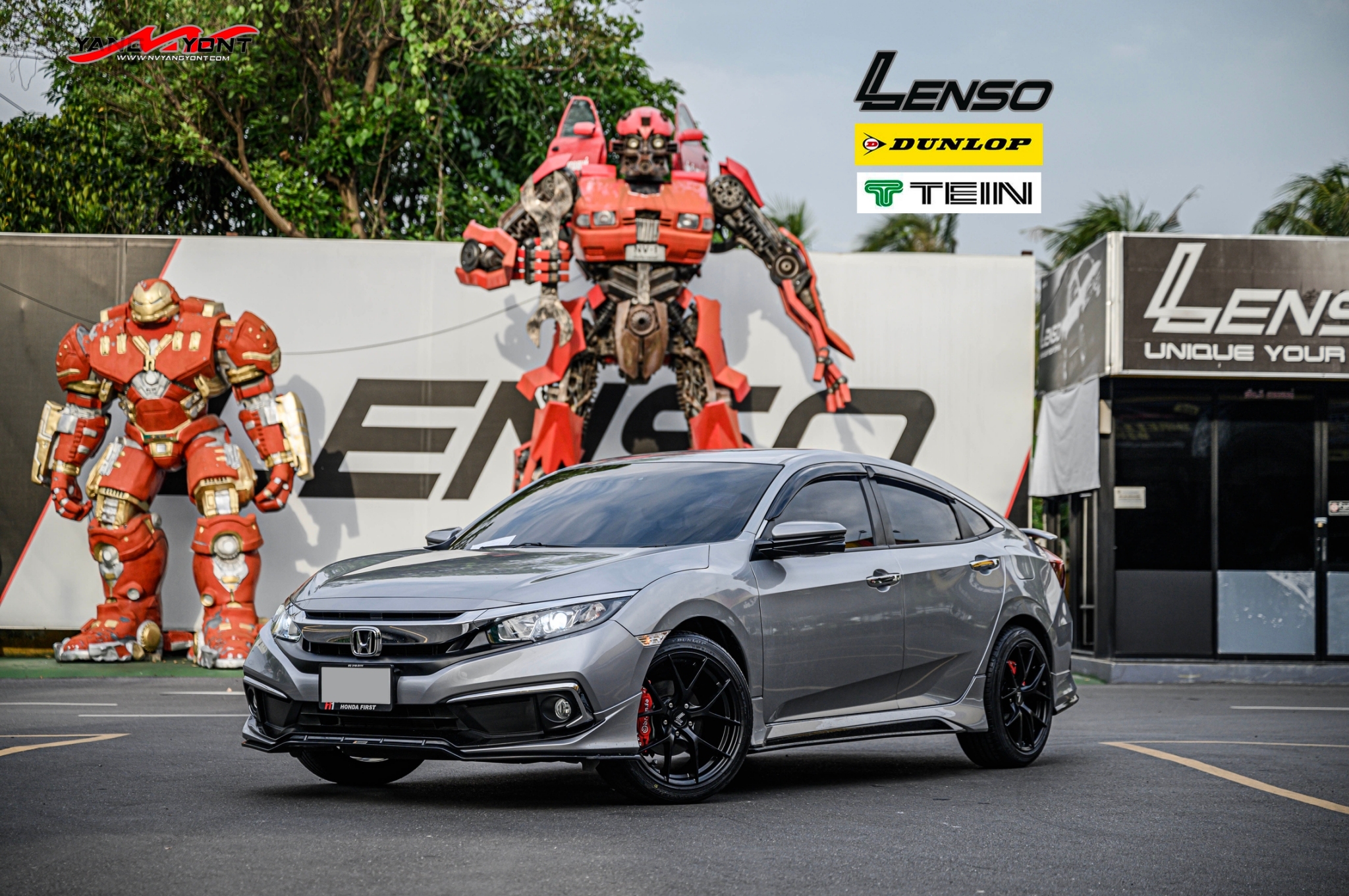 Honda Civic x Lenso x Dunlop x Tein